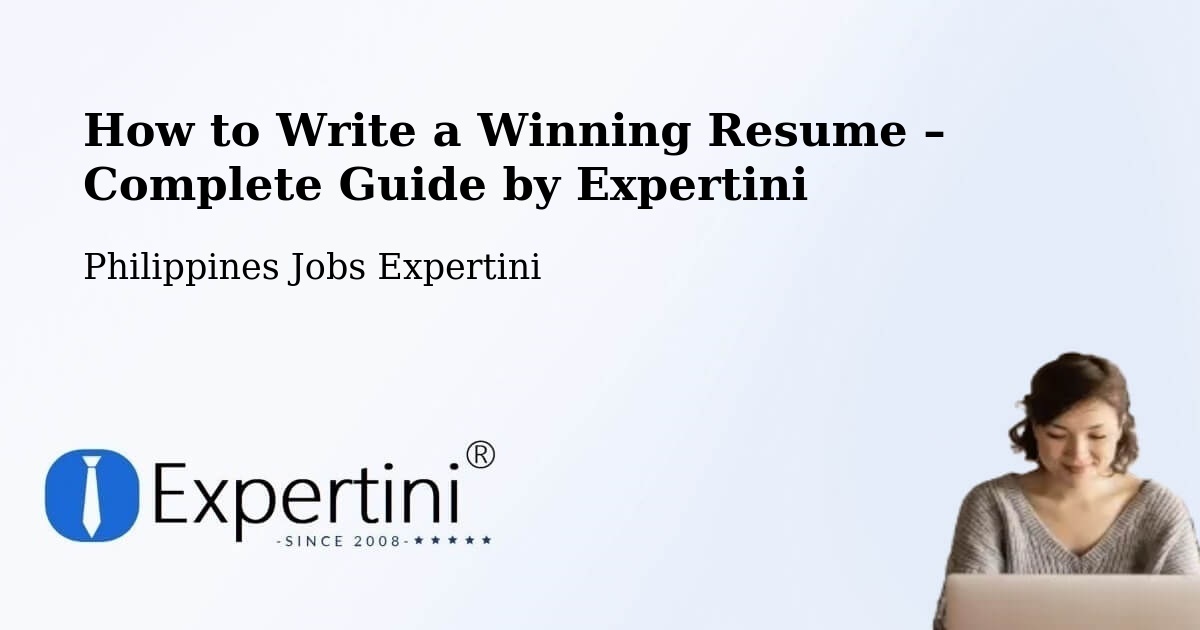 Resume Writing Guide for Job Seekers – Calapan - Calapan, Philippines Jobs Expertini